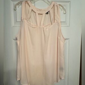 Torrid blush pink dress blouse 2 (2x)